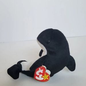 Retired VTG 90s ty Beanie Original Baby PVC Pellets Waves 408